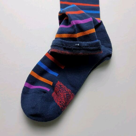 Voxx Life Stasis Neuro Socks Wellness Crew Stripes Size M (Wo 7.5-11, M 6-9) - Picture 4 of 4